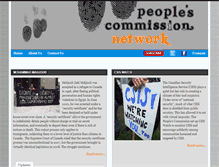 Tablet Screenshot of peoplescommission.org